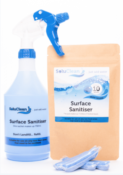 Surface Sanitiser Fragrance Free 10 Sachets (Copy)